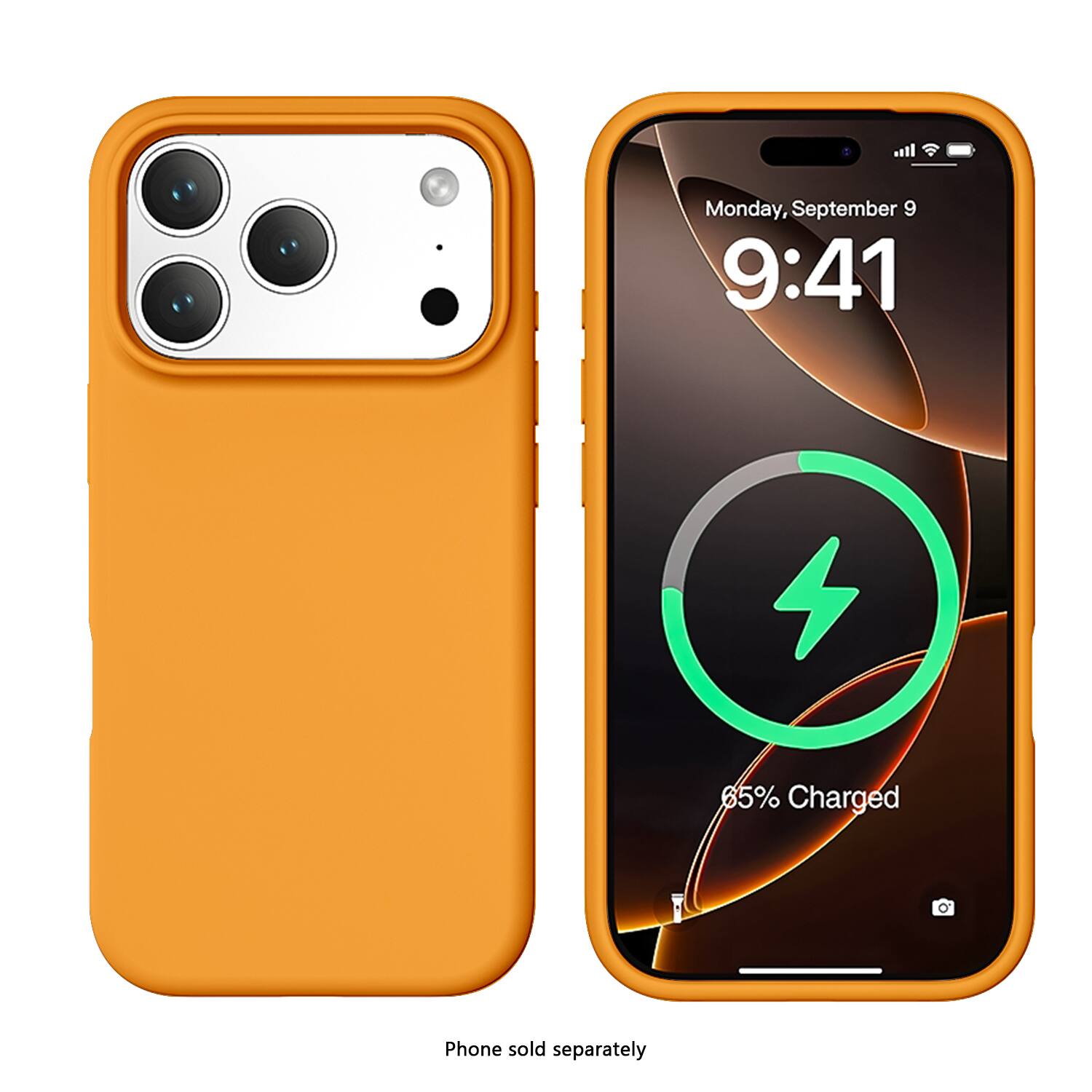 Monday, September 9  
9:41  
65% Charged  

Phone sold separately