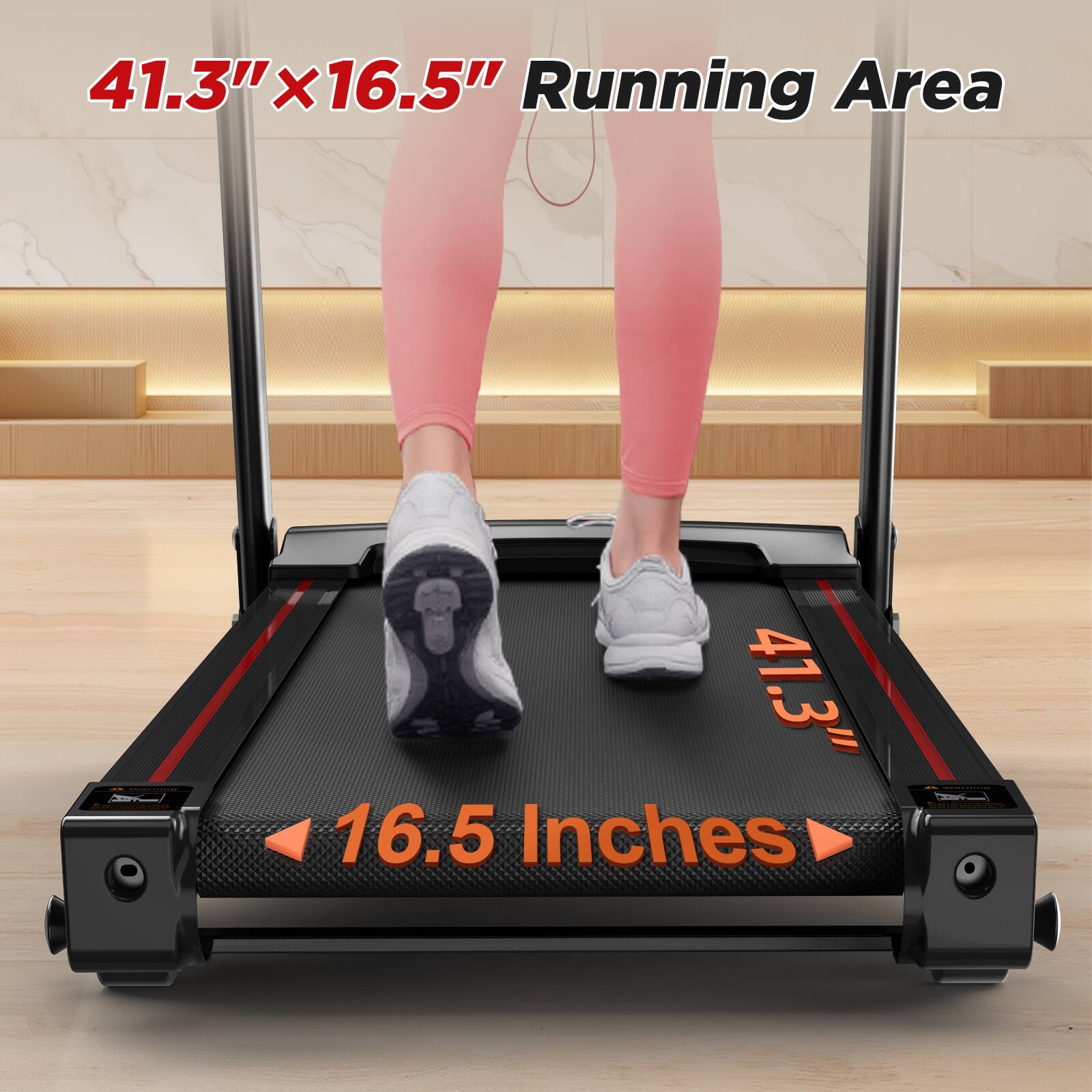 41.3" x 16.5" Running Area

41.3"

16.5 Inches