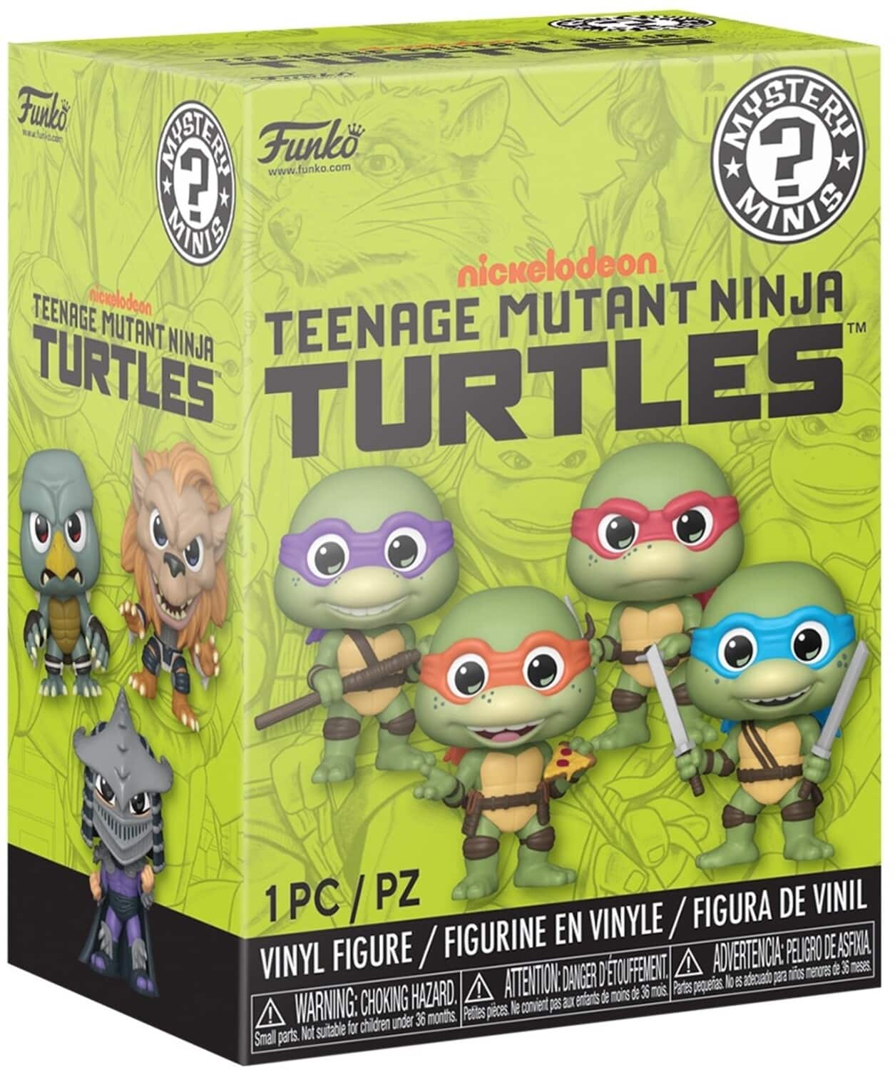 Funko Mystery Mini: Teenage Mutant Ninja Turtles (One Random