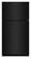 Front. Amana - 33 in. Wide 21.3 cu. ft. Top-Freezer Refrigerator With Dual Crisper Drawers - Black.