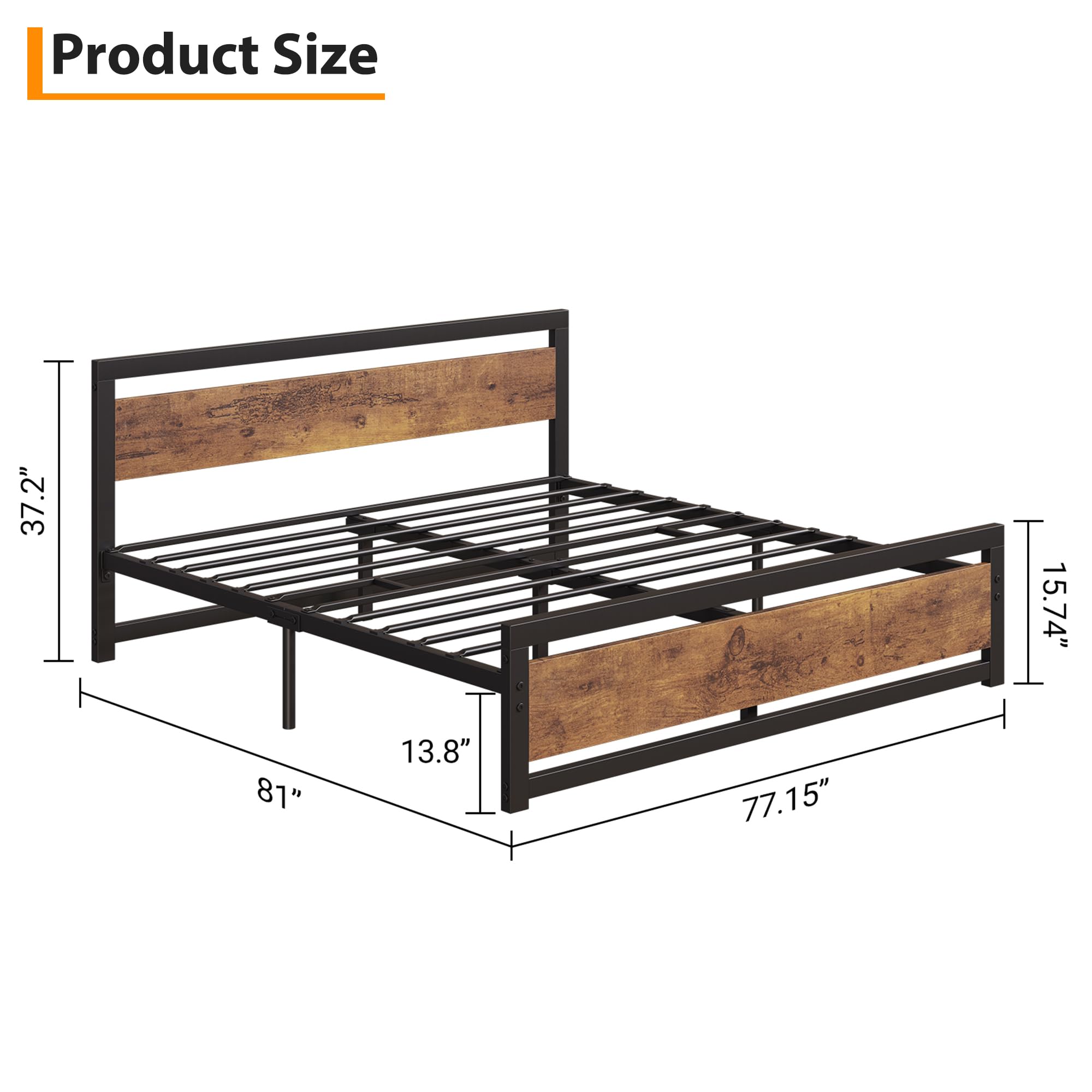 Product Size  
37.2" x 15.74" x 81" x 13.8" x 77.15"