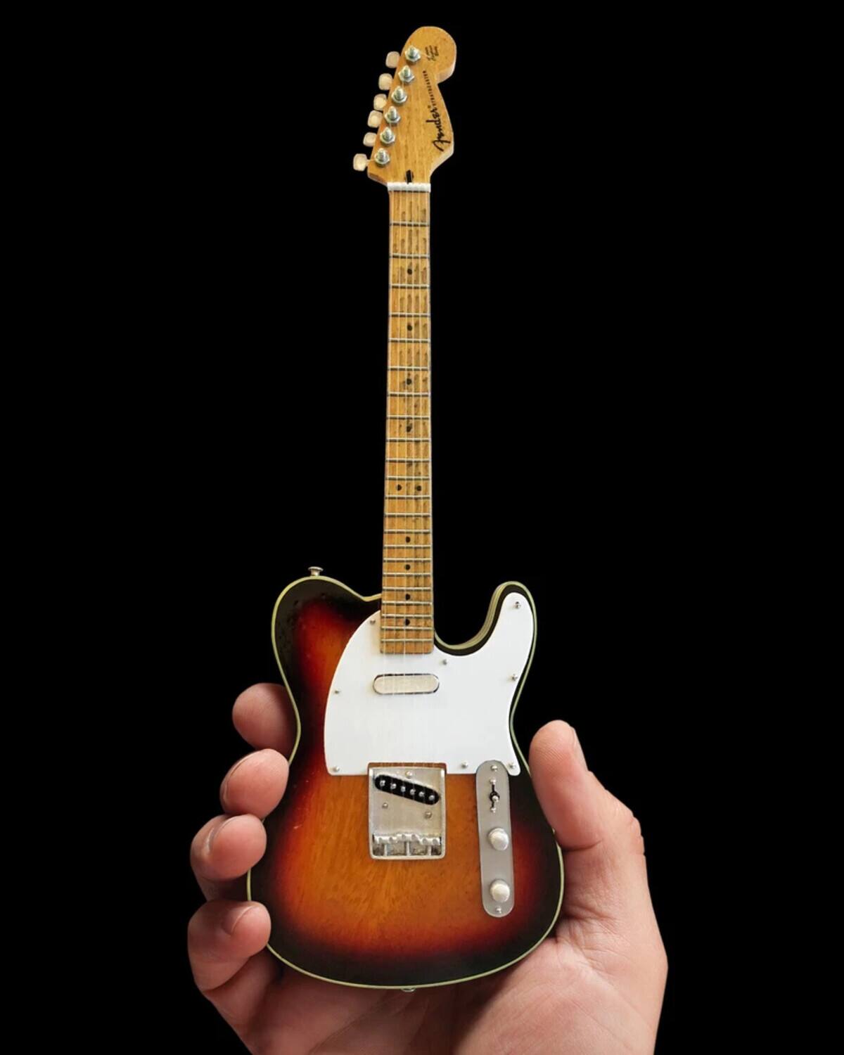 Alt View 2. Axe Heaven - Axe Heaven -Eric Clapton - Signature Vintage Fender Telecaster Sunburst Mini Guitar Replica - Collectibles - Multicolor.
