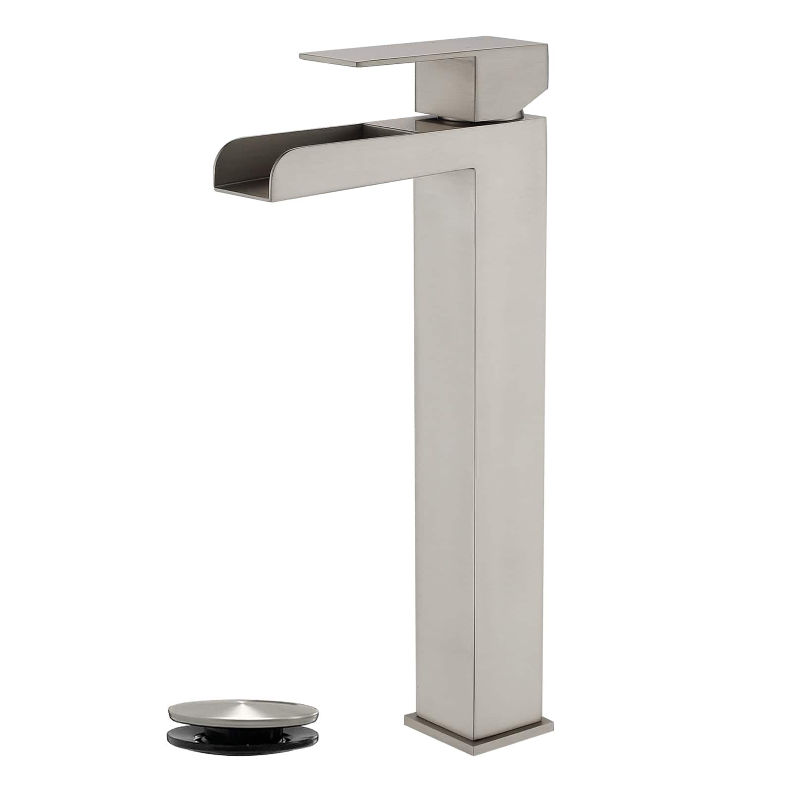 Brushed Faucet SUS304 Waterfall Spout cUPC Cartridge 60cm Supply Line Pop Up Drain price history on PriceWatchPro