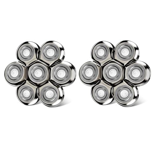 Vulpecula Spade - 7D Floating Head Compatible with SHPAVVER Replacement Heads,Head Shaver Replacement Heads Compatible with SHPAVVER