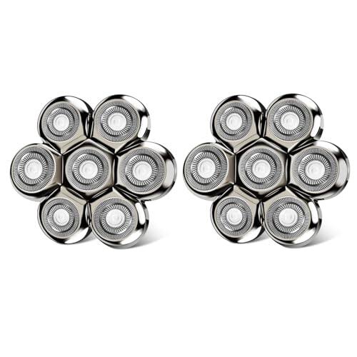 Front. Vulpecula Spade - 7D Floating Head Compatible with SHPAVVER Replacement Heads,Head Shaver Replacement Heads Compatible with SHPAVVER.