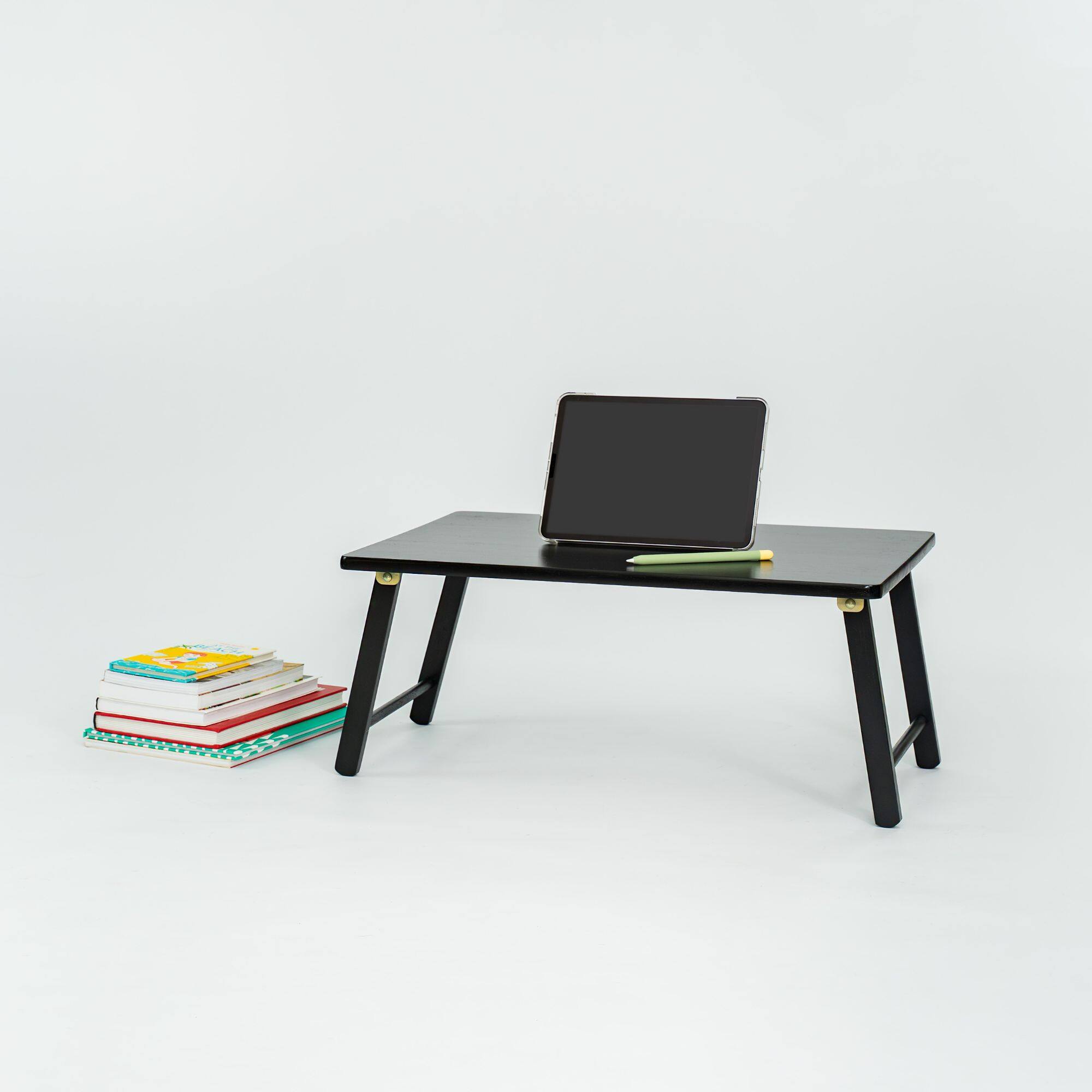 Alt View 2. PJ Wood - PJ Wood Folding Laptop Desk Tray Portable Bed Table for Computer Work, Black.