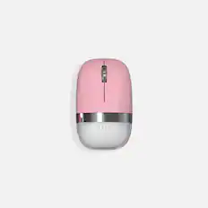 Front. AZIO - Bluetooth Optical Mouse - Pink Blossom.