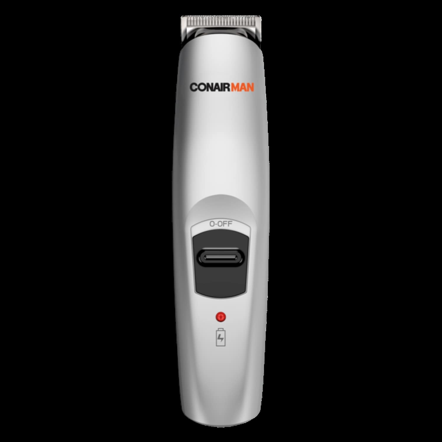 Left. Conair - Conairman All-in-One Brd/Must Trimmer - Rech - Silver.