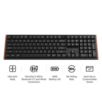 Keychron K5 Ultra 8k 100% Custom POM Switch Mechanical Gaming Keychron K5 Ultra 8k 100% Custom POM Switch Mechanical Gaming