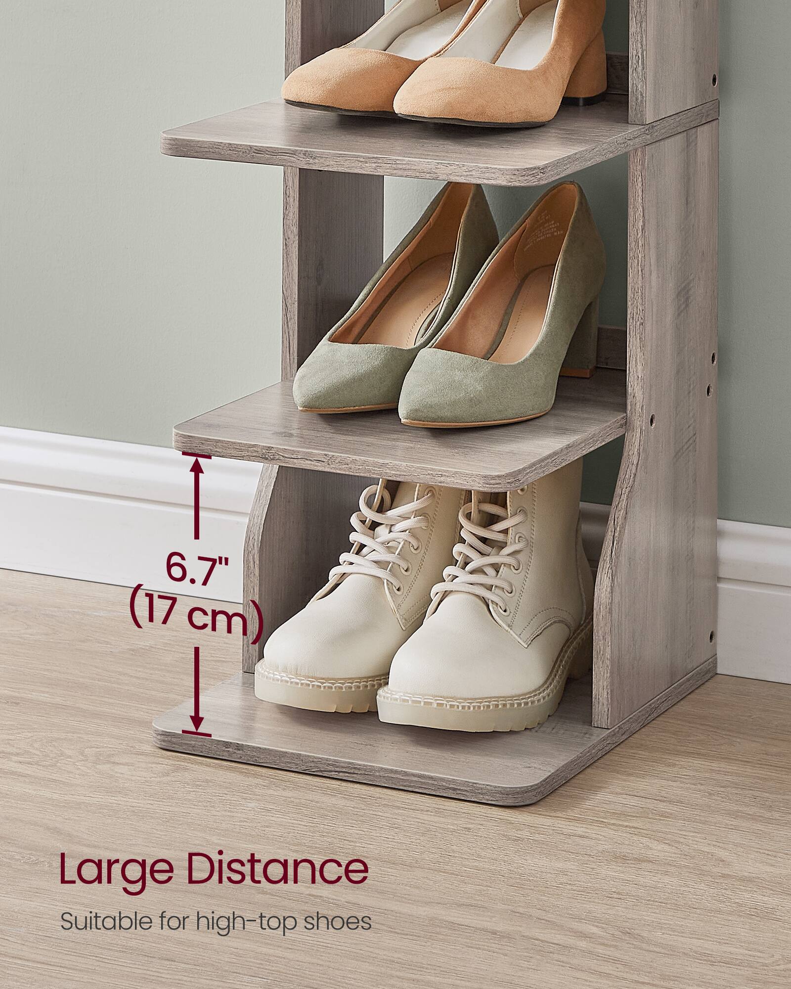 (17 cm / 6.7") JAK MC Large Distance Suitable for high-top shoes