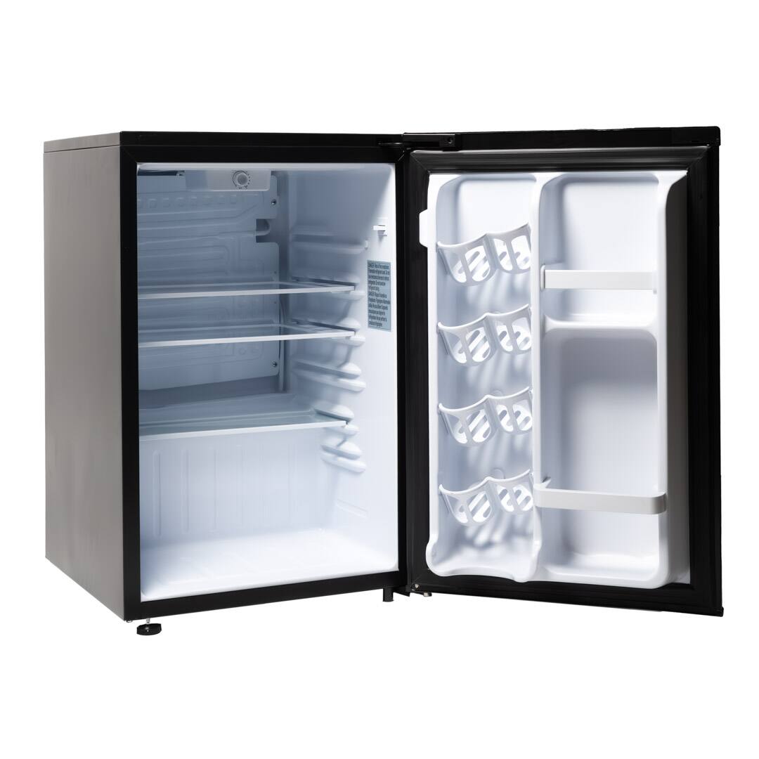 Alt View 3. Danby - 2.6 cu. ft. Contemporary Classic Compact Fridge - Matte Black - Matte Black.