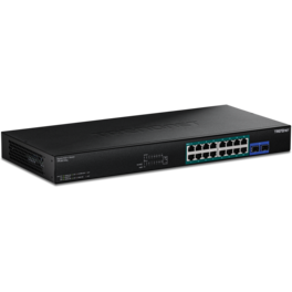 Trendnet - TPE-BG182g, 18-Port Gigabit PoE++ Switch - Black