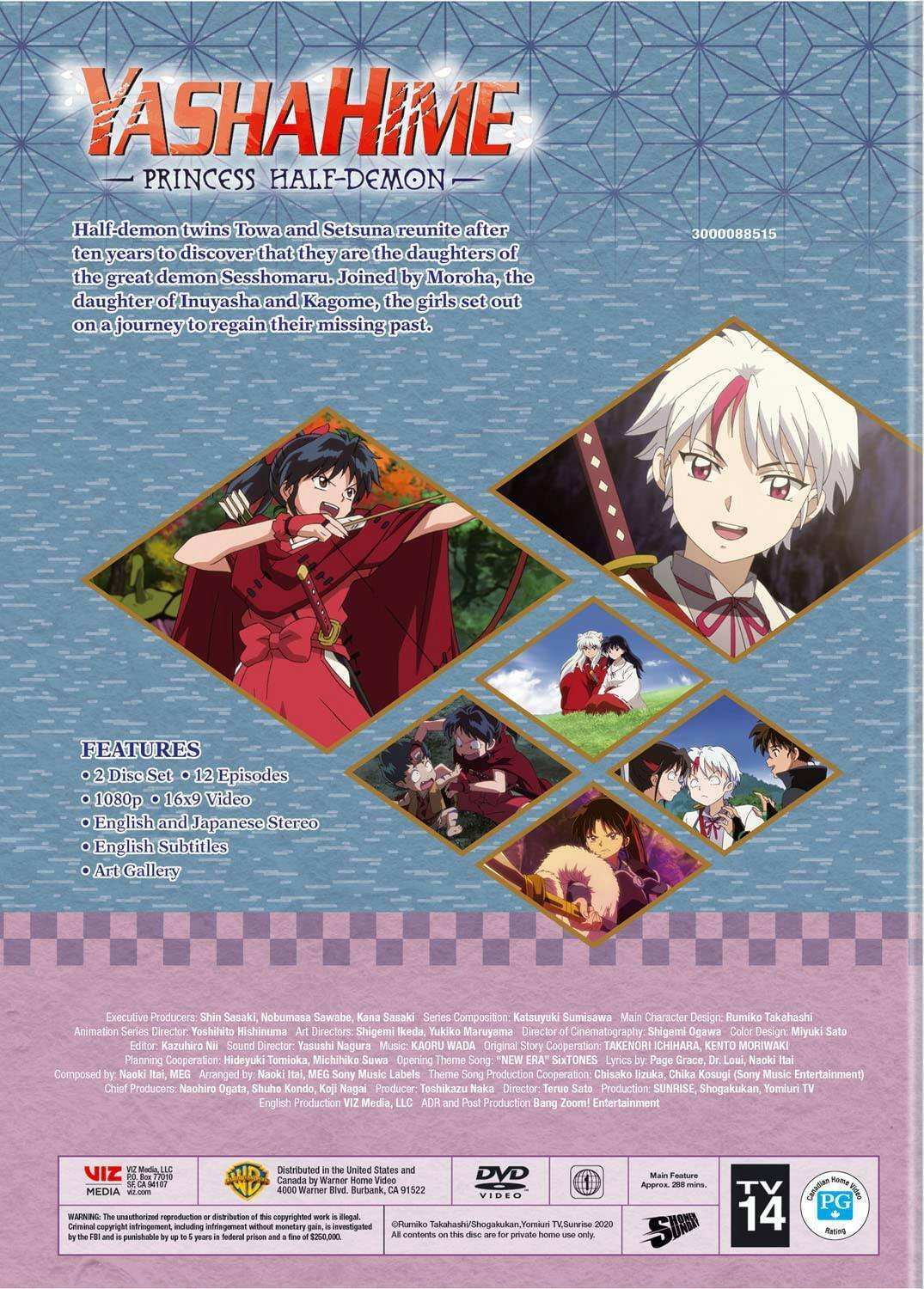 Angle. Yashahime: Princess Half-demon - Season 1, Part 1 [DVD].