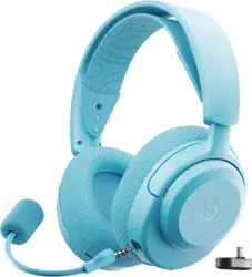 SteelSeries - Arctis Nova 3X Wireless Gaming Headset for Xbox, PlayStation, PC, Mobile, Handhelds, and Switch - Aqua - Front_Zoom