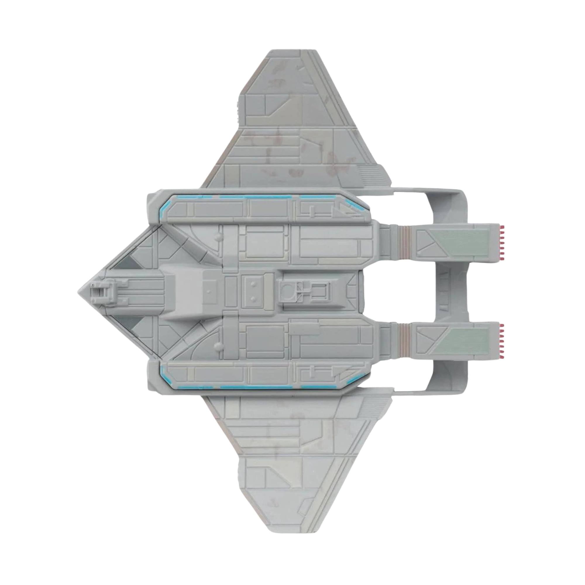 Alt View 2. Eaglemoss - Eaglemoss Star Trek Starship Replica | Federation Fighter - Black.