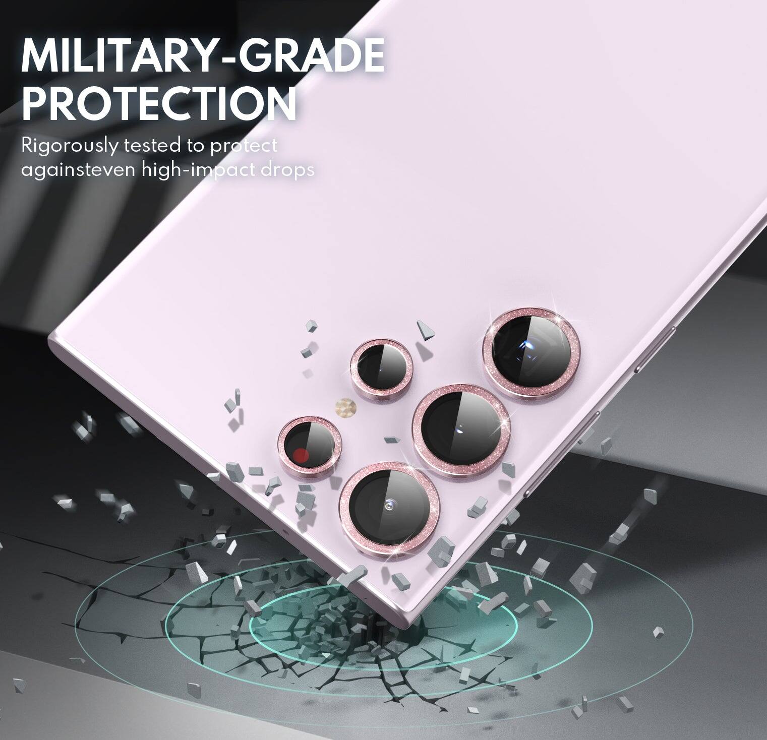 MILITARY-GRADE PROTECTION  
Rigorously tested to protect against high-impact drops