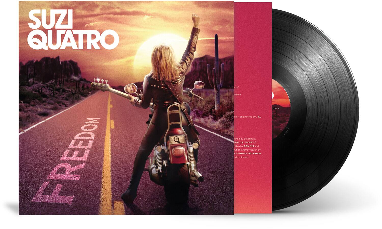 SUZI QUATRO  
FREEDOM  

Engineered by JILL  
Mixed by Bellafigura  
Mastered by DON NIX  
Written by H / DENNIS THOMPSON  
Erica Limited
