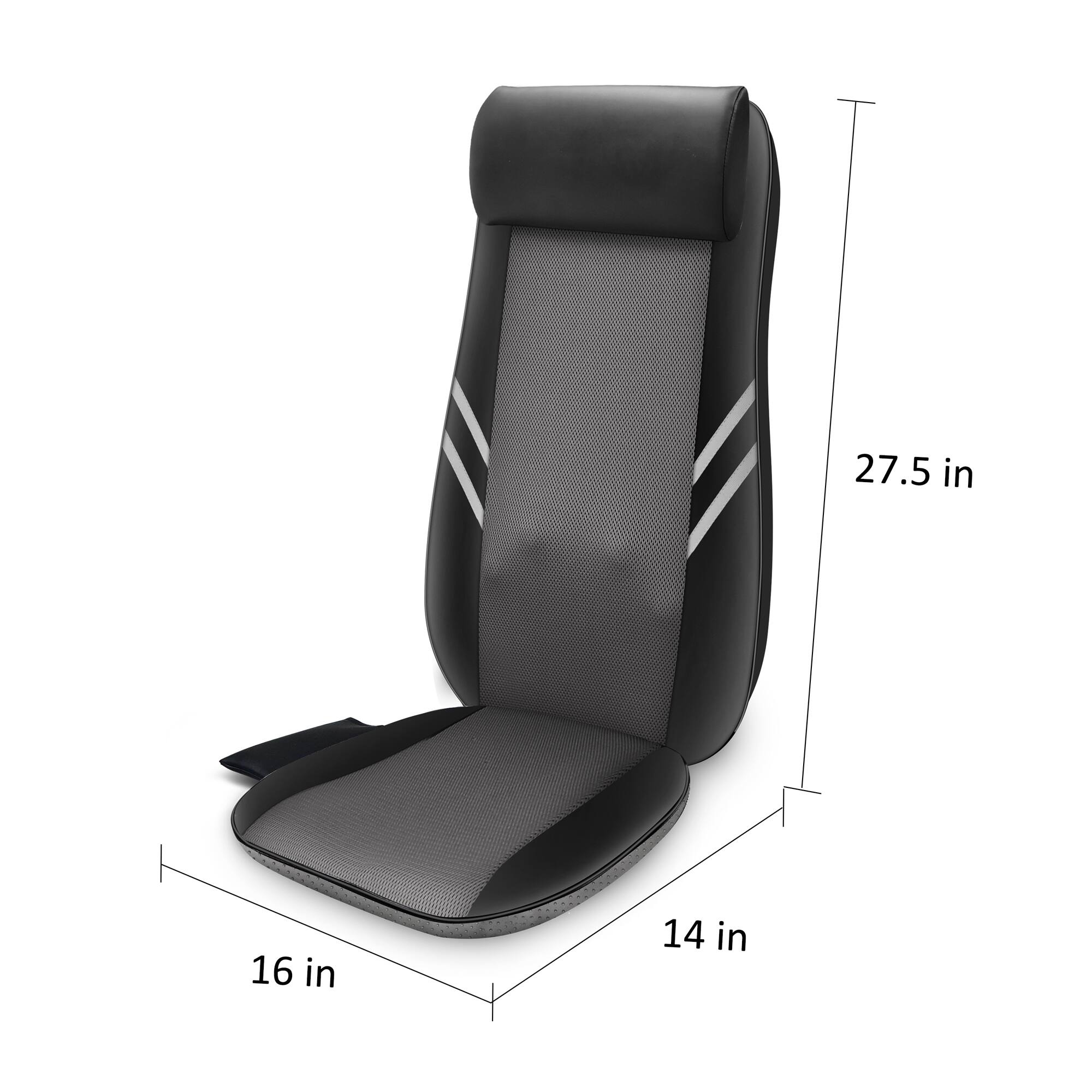 Alt View 5. Snailax - Snailax Shiatsu Massage Seat Cushion, Rolling Kneading Seat Massager & Massage Chair Pad - black.