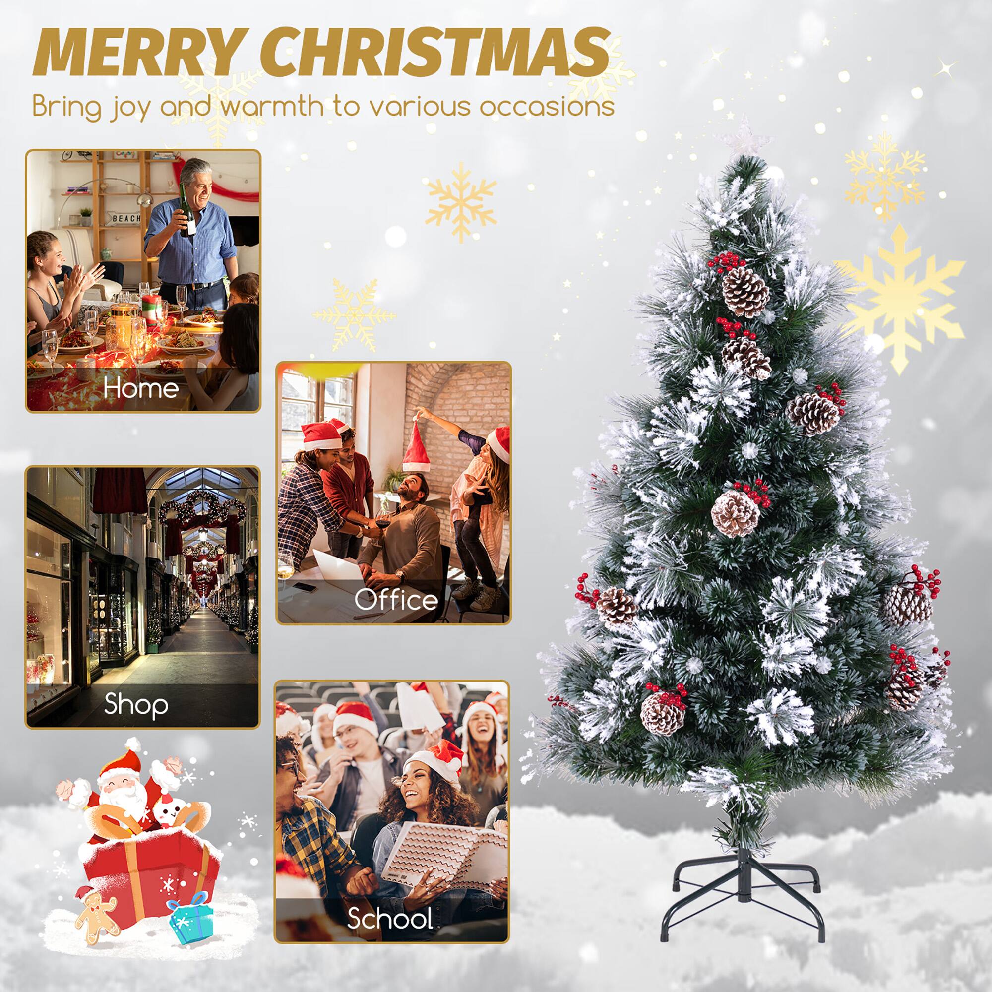 MERRY CHRISTMAS  
Bring joy and warmth to various occasions  

Home  
Office  
Shop  
School