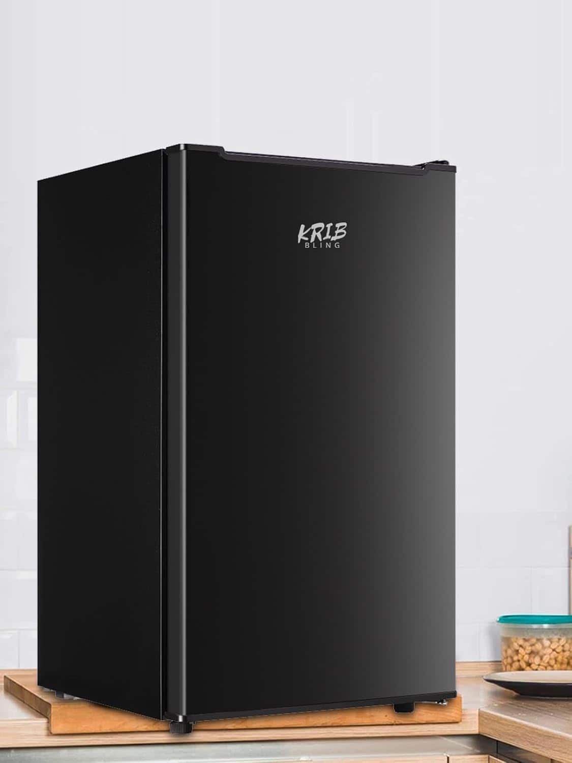 Akoasm - Space-Saving Upright Freezer 3.0 Cu.Ft – 3-Temp Settings, Removable Shelves, Perfect for RV, Dorm, Garage - Black