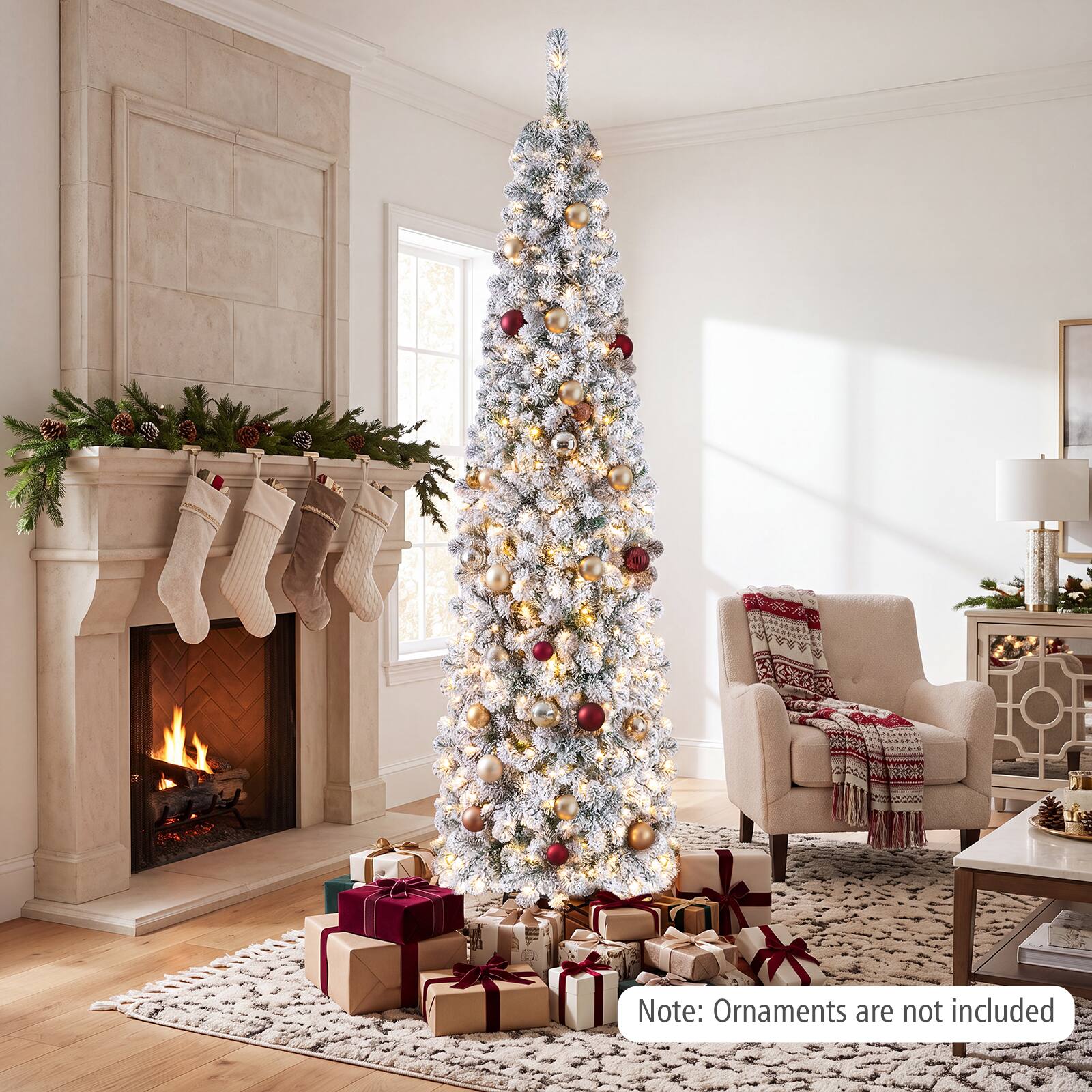 Note: Ornaments are not included