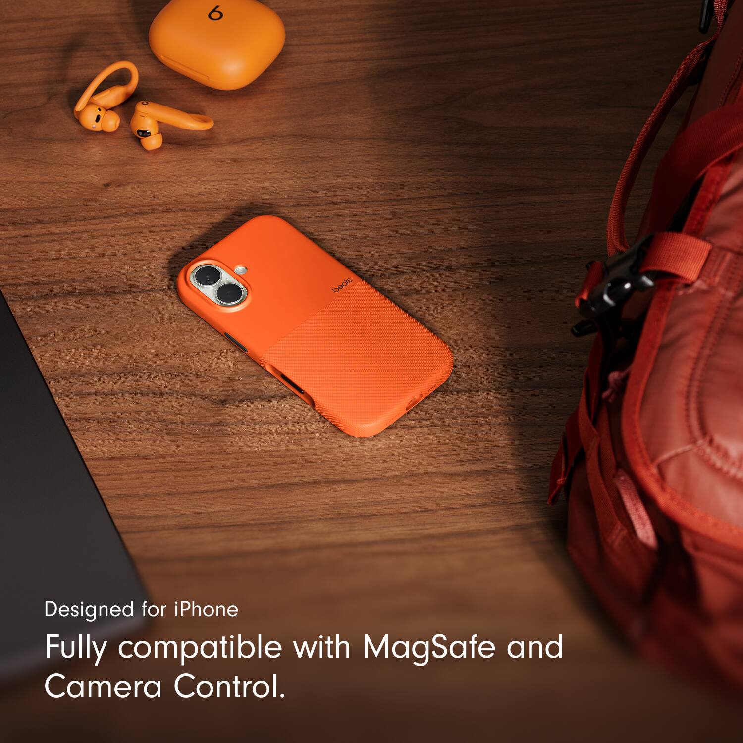 Designed for iPhone  
Fully compatible with MagSafe and Camera Control.