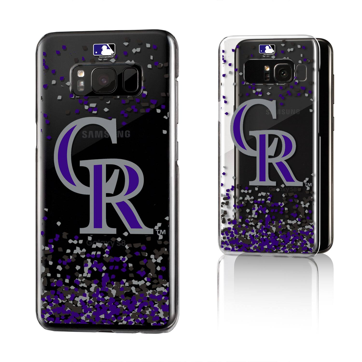 Keyscaper - MLB - Colorado Rockies Galaxy S8 Confetti Design Clear Case - S22 - Multicolor price history on PriceWatchPro