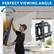 PERFECT VIEWING ANGLE
-10°/+12° TILT
Reduce glare by tilting your TV to the perfect angle.
TILT ADJUSTMENT KNOB