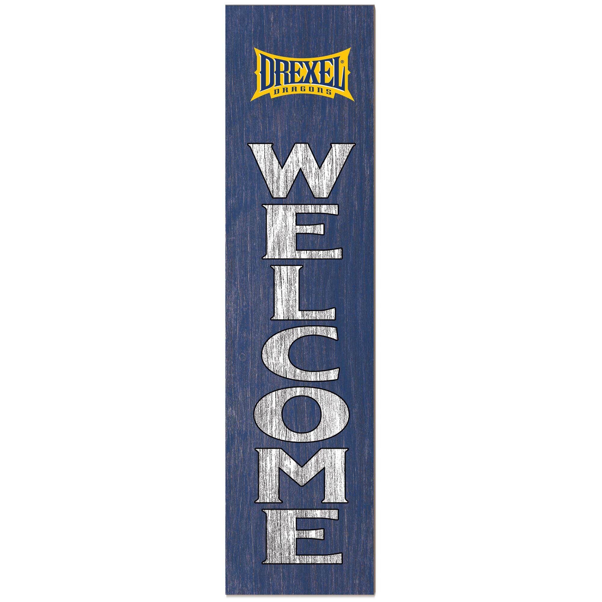 Drexel Dragons 12'' x 48'' Outdoor Leaner Welcome Sign