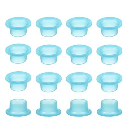 Front. Unique Bargains - 15pcs Faucet Leak-Proof Silicone Faucet Sealing Gasket Universal Leak-Proof Plug for Pipe Plugs, Prevents Leaks - Blue.