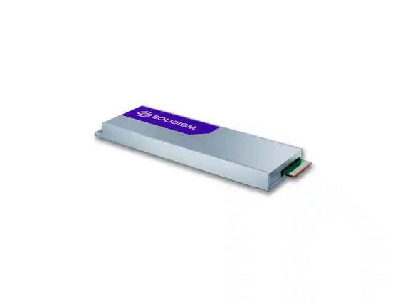 Front. Solidigm - Solidigm D7-P5520 3.84TB EDSFF PCIe 4.0 x4 TLC SSD (SSDPFUKX038T11Z).