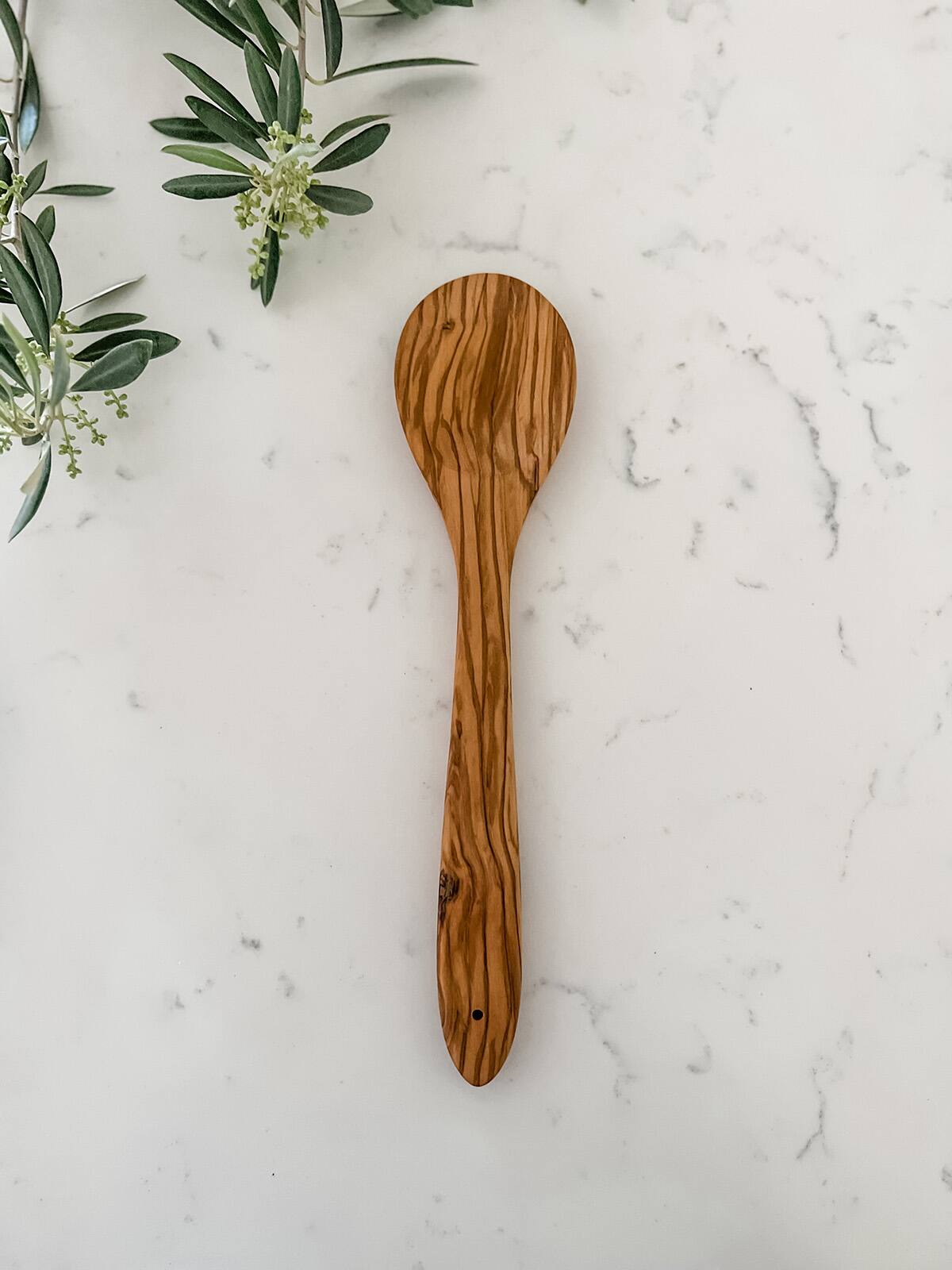 Alt View 1. Kuchenprofi - Cilio Toscana Olivewood Cooking Spoon, 9.8-Inch - Brown.