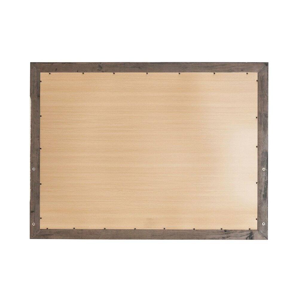 Angle. Liberty Furniture Industries - Modern Edge Landscape Mirror for Bedroom Dresser Mount - Caffe - Caffe Brown.