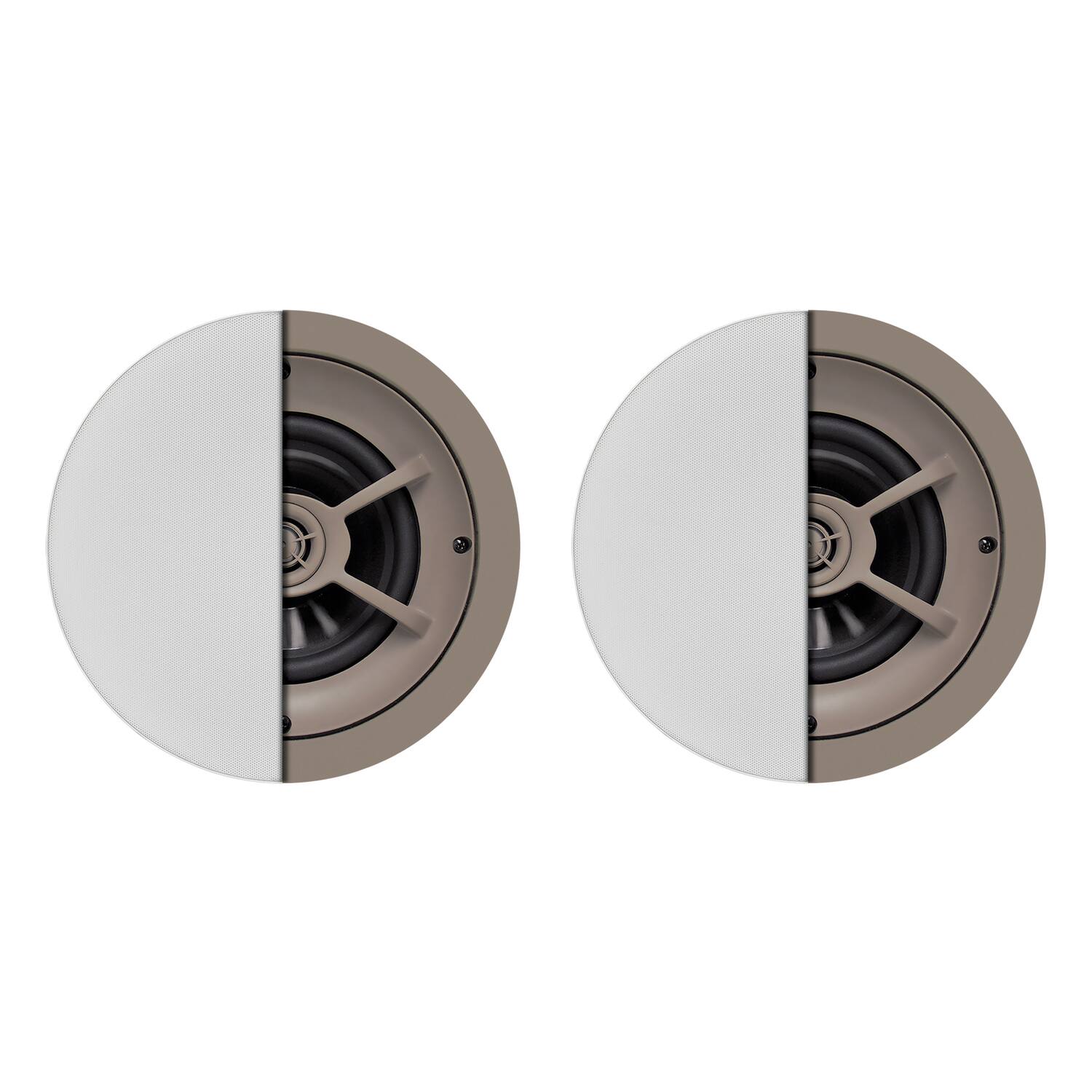Front. Proficient Audio - Proficient Audio Pas11641 / C641 Protege C641 125-watt 6.5-in. 2-way Graphite In-ceiling Speaker Set - white.