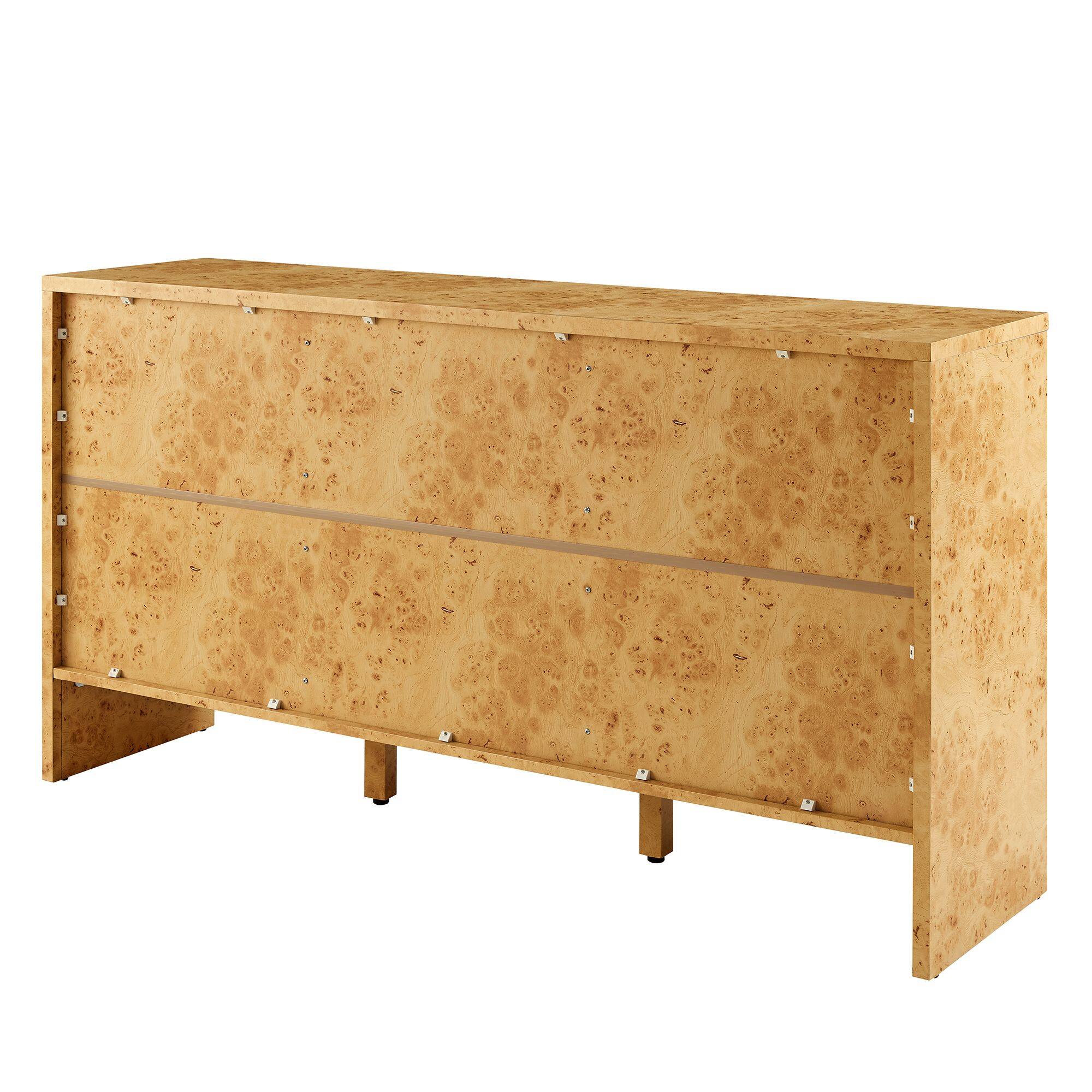 Alt View 5. Modway - Hudson 60" Burl Wood Sideboard by Modway - Natural.