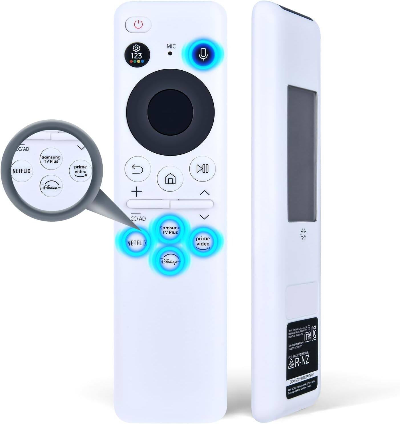 123 MIC 0 C/AD NETFLIX Samsung TV Plus prime video Disney+ + CC/AD NETFLIX Samsung TV Plus prime video Disney+ - - - - D TR an - KER ACT VOC OARV R-NZ ESY EP -