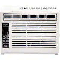 Whirlpool - 350 Sq. Ft. 8,000 BTU Window Air Conditioner - White - Front_Zoom