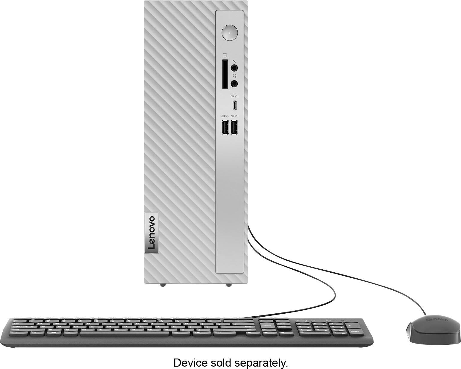 Lenovo device sold separately.