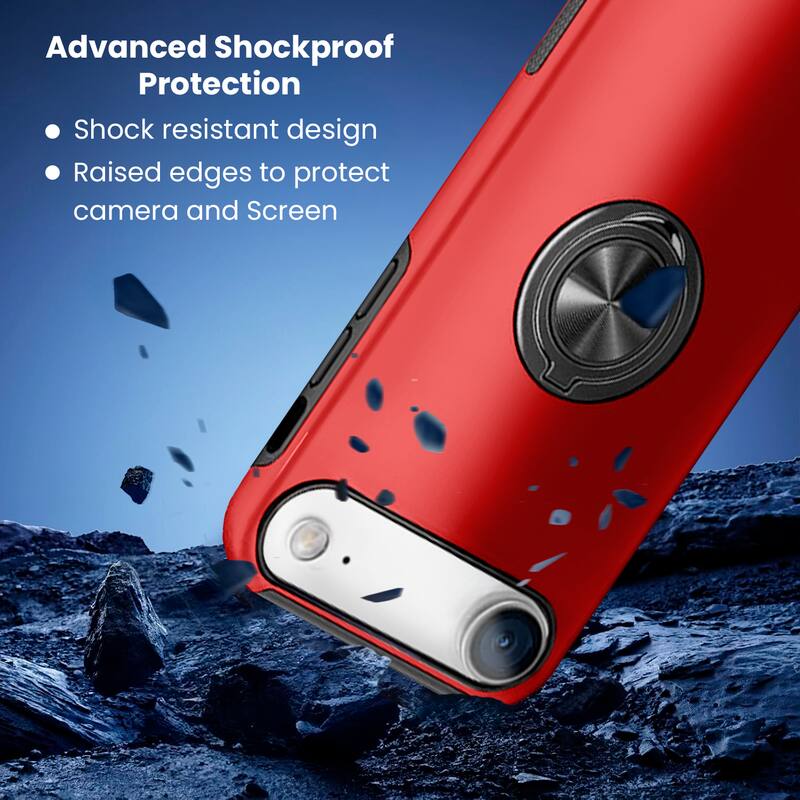 Advanced Shockproof Protection

- Shock resistant design
- Raised edges to protect camera and Screen