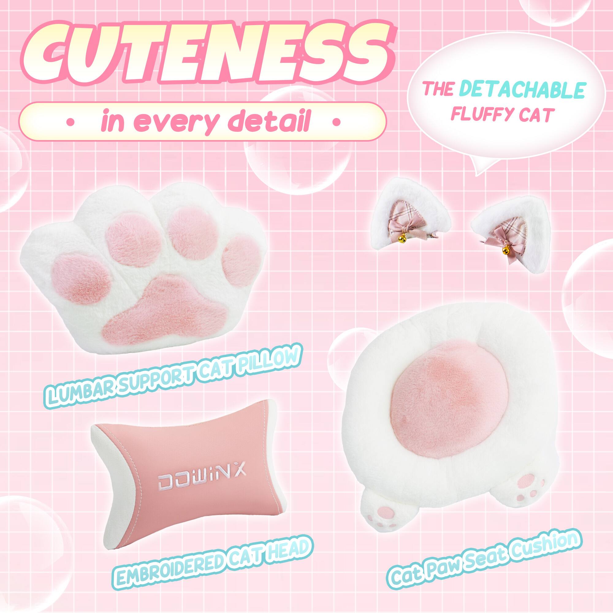Cuteness in every detail

The Detachable Fluffy Cat

Lumbar Support Cat Pillow

Embroidered Cat Head

Cat Paw Seat Cushion