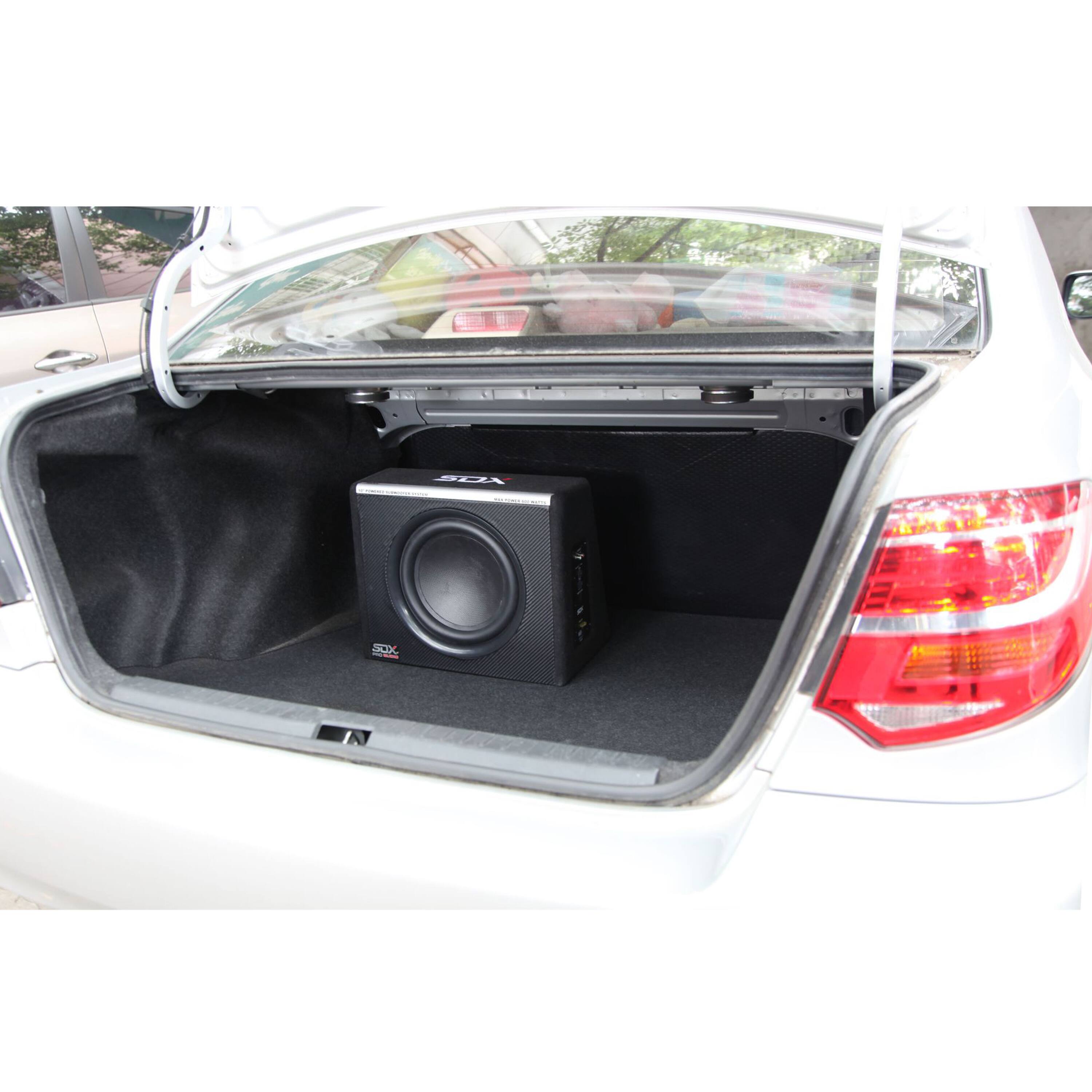 Alt View 2. SDX Audio - 600W 10” Compact Active Sub System - Black.