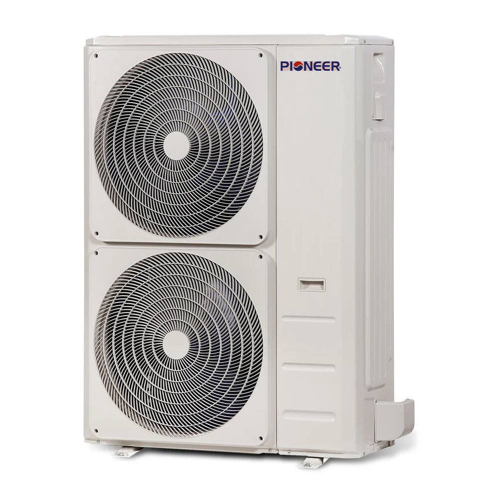 Back. Pioneer - Quantum Ultra 48,000 BTU 4 Ton 19.8 SEER Floor/Ceiling Mini-Split Air Conditioner with Heat Pump 230-Volt - White.