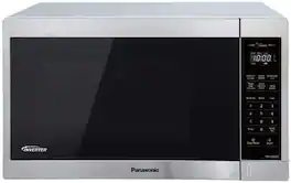 Panasonic - NN-SC678C Genius 1.3 cu. ft. Inverter Microwave - Refurbished Excellent - Silver