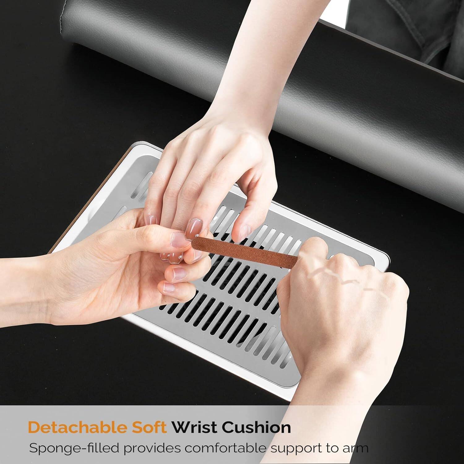 Detachable Soft Wrist Cushion  
Sponge-filled provides comfortable support to arm