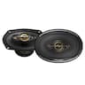 Pioneer - 6" x 9" 5-way Coaxial Speaker - 750W Max (150W Nominal) with PET dome tweeters & PEI midrange - Black