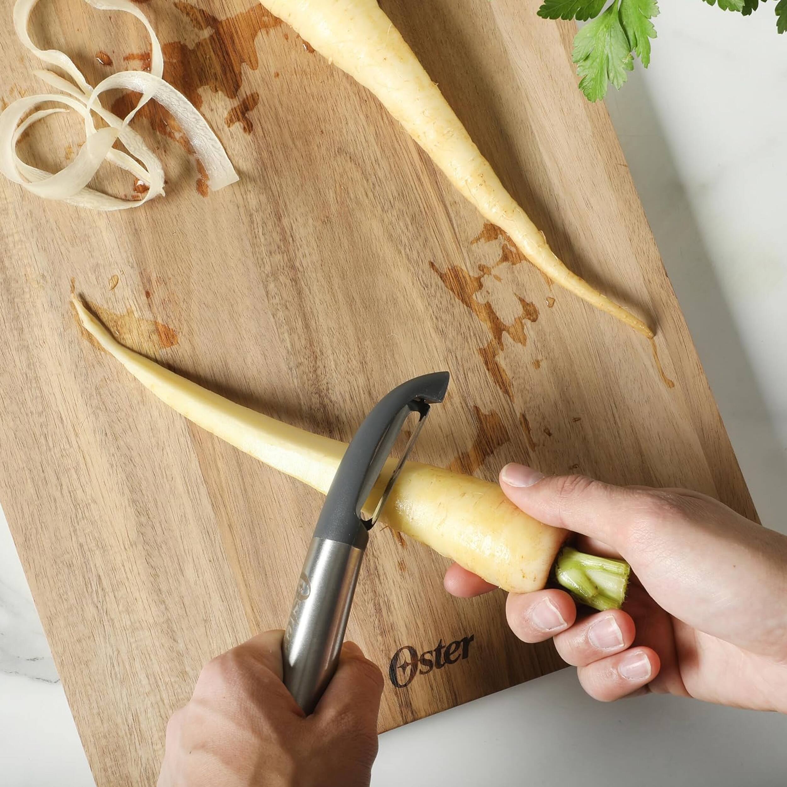 Alt View 4. Oster - Oster Chadswyck 7.9 Inch Stainless Steel Straight Peeler in Silver.