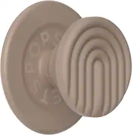PopSockets - MagSafe PopGrip Universal Magnetic Grip & Stand with Adapter Ring for Cell Phones - PopOut Curves Latte