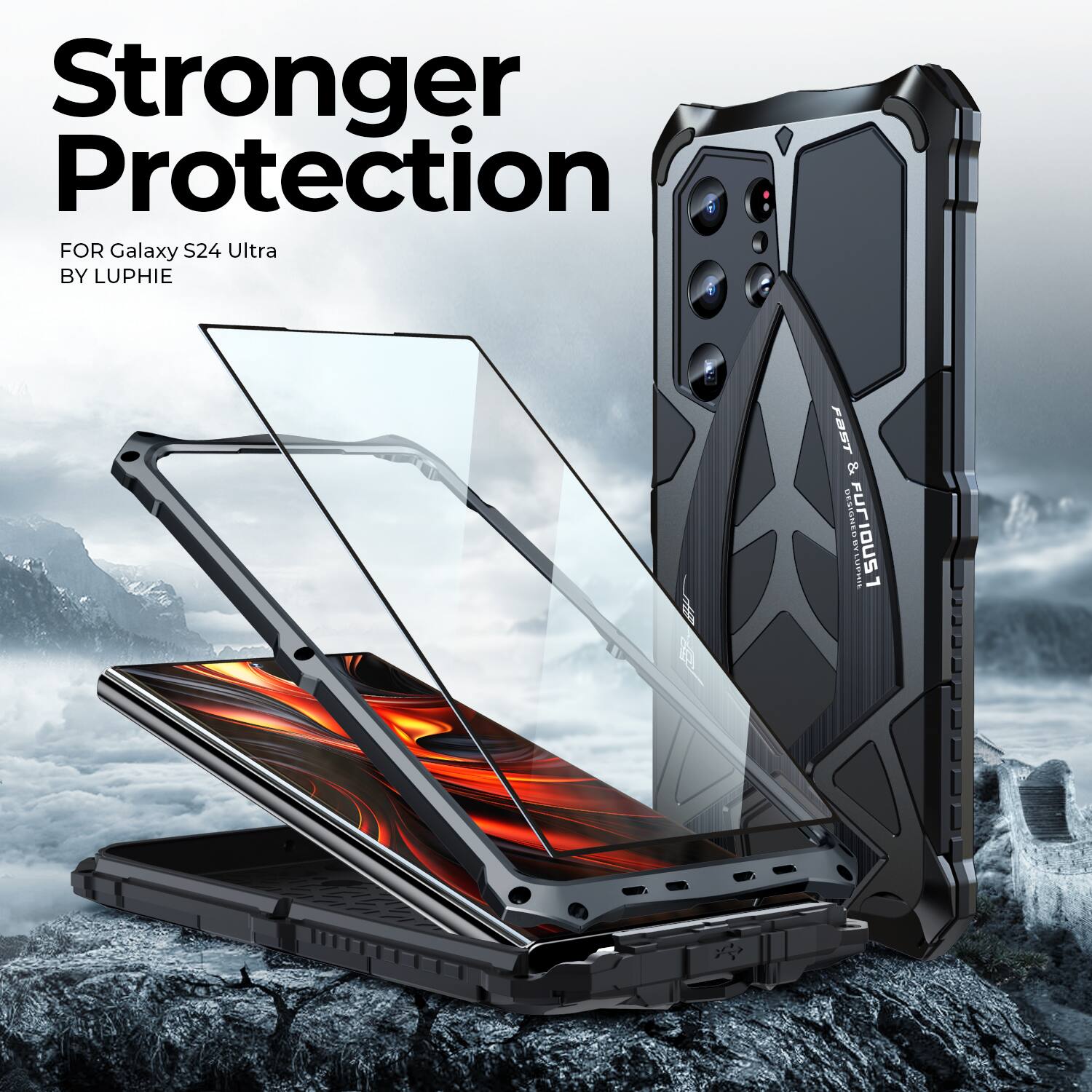 Stronger Protection  
FOR Galaxy S24 Ultra  
BY LUPHIE