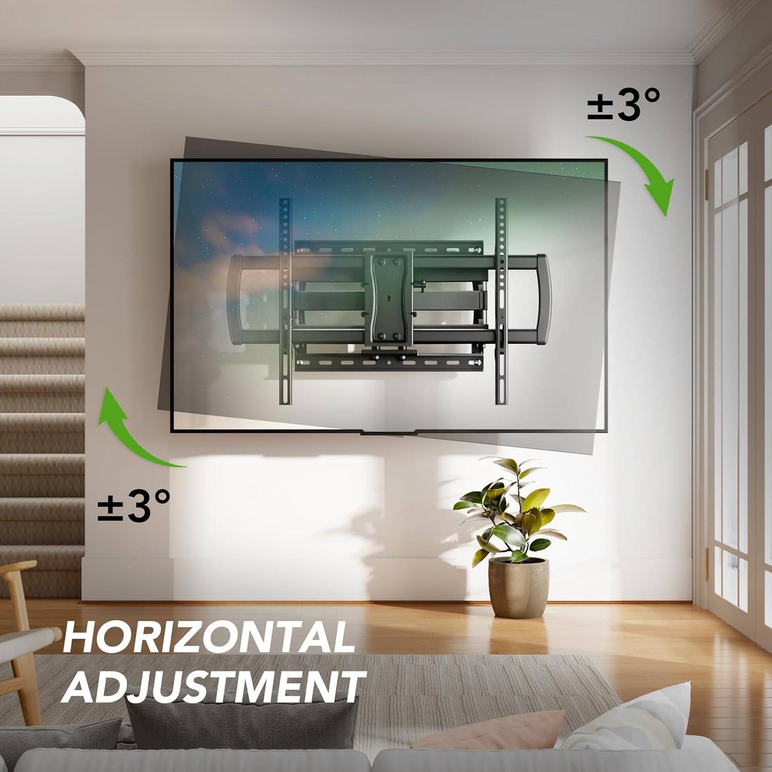 HORIZONTAL ADJUSTMENT

±3°

±3°