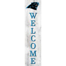 Fan Creations - Carolina Panthers 48'' Welcome Leaner - Multicolor